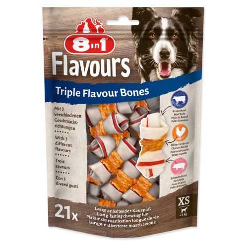 8IN1 Triple Flavour kost žvýkací XS 21 kusů