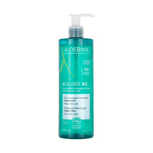 A-DERMA BIOLOGY AC Čisticí pěnivý gel 400 ml