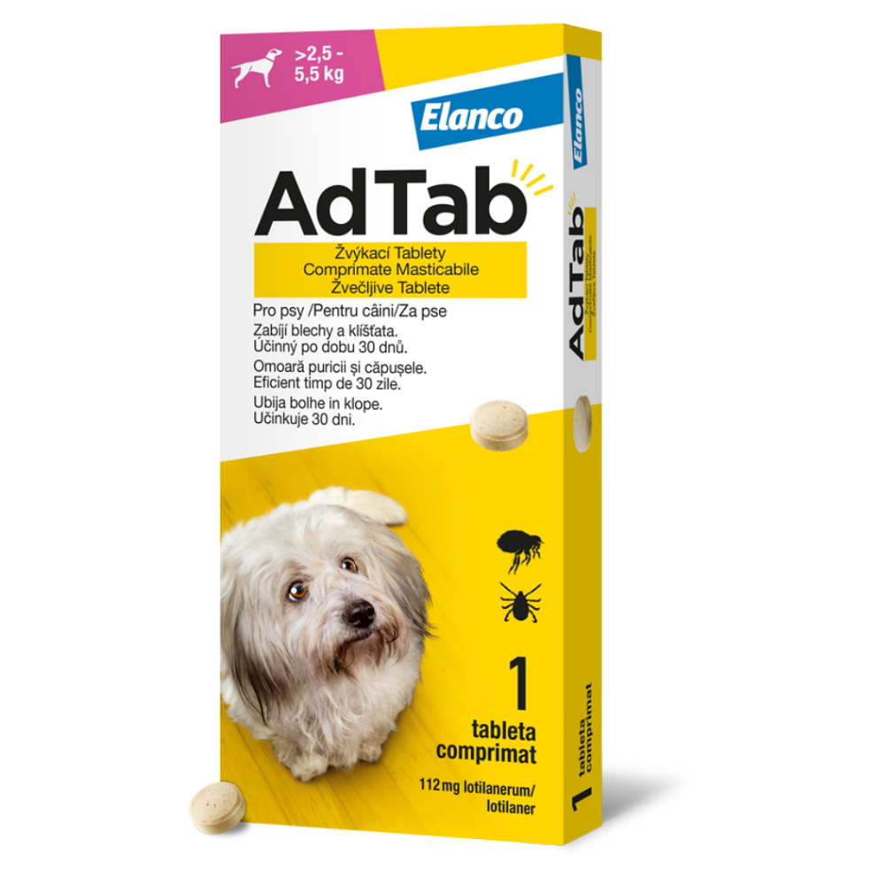 ADTAB 112 mg žvýkací tableta pro psy (2