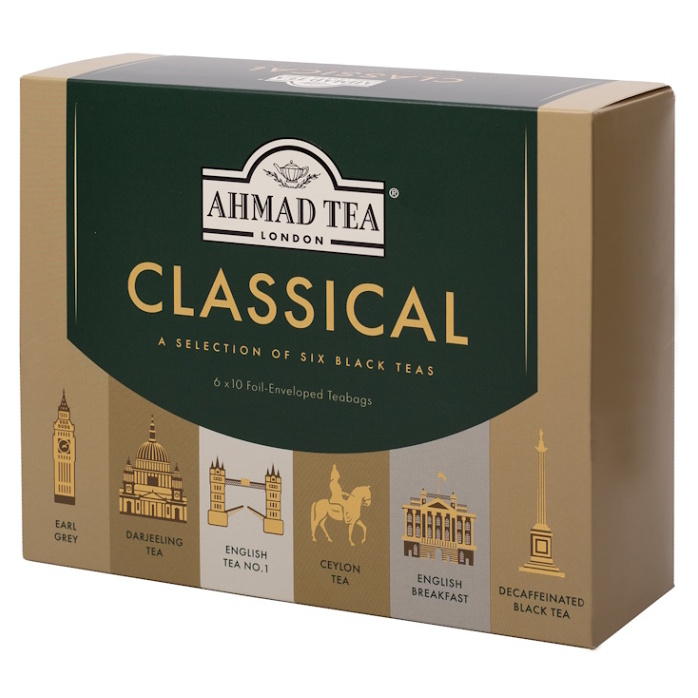 AHMAD TEA Classical tea collection černé čaje 60 sáčků