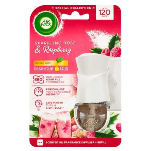 AIR WICK Electrický osvěžovač Růžový sekt a maliny 19 ml