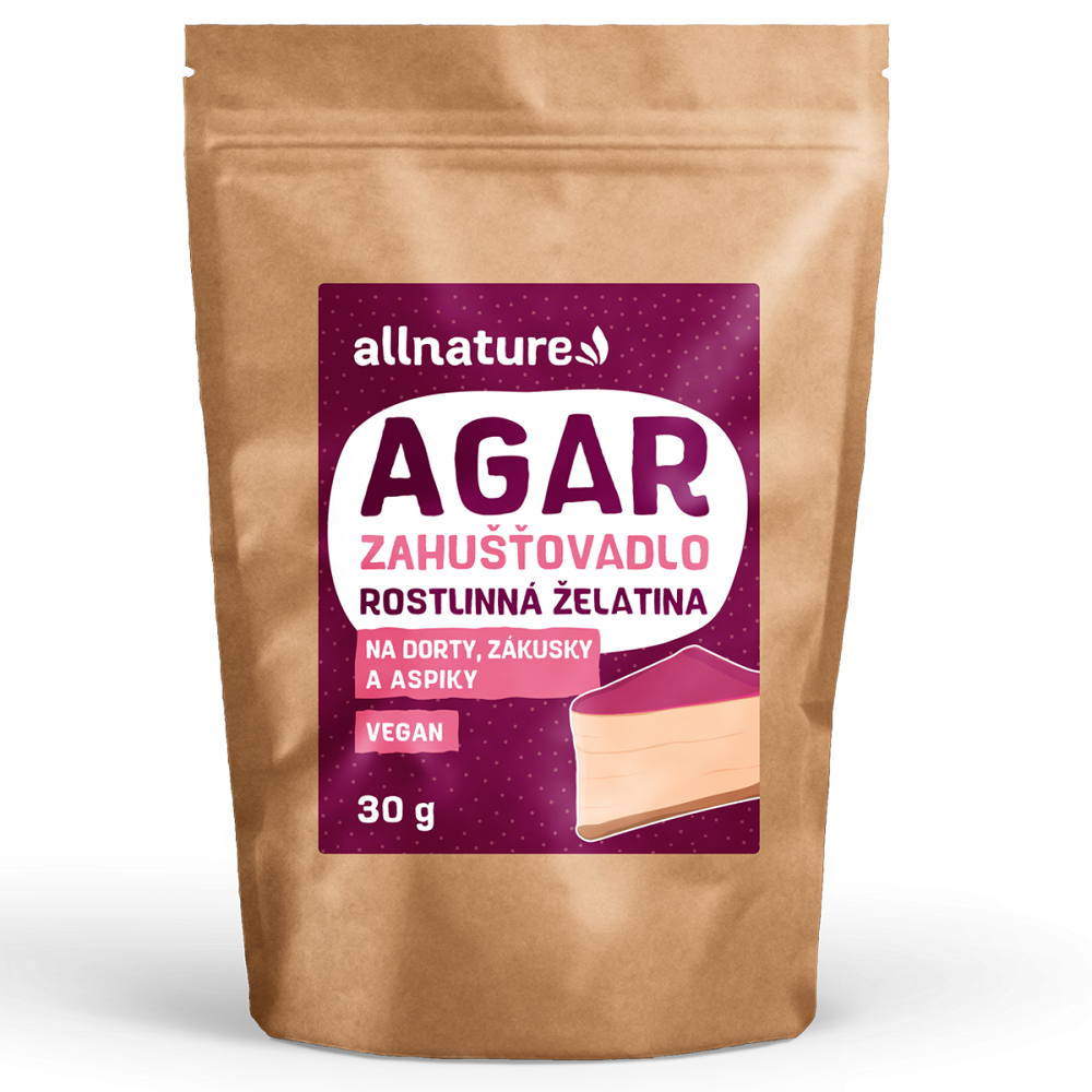 ALLNATURE Agar zahušťovadlo 30 g