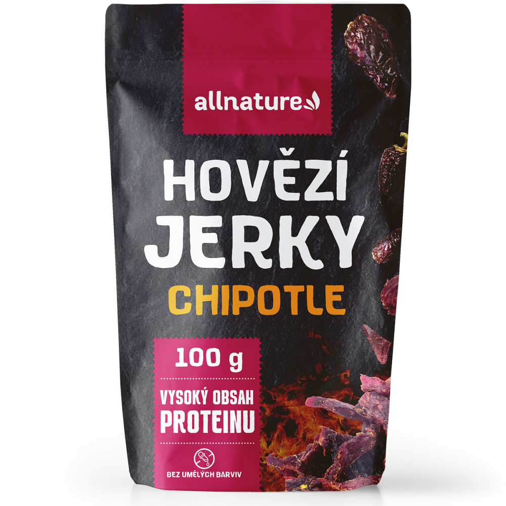 ALLNATURE BEEF Chipotle Jerky sušené maso 100 g