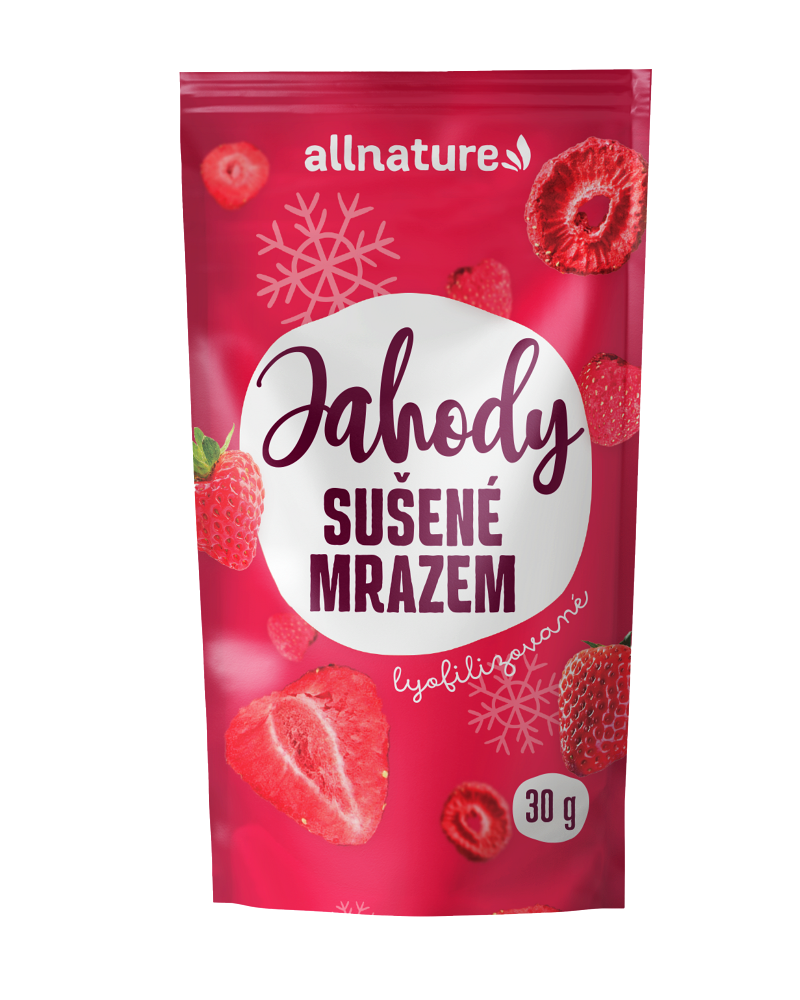 ALLNATURE Jahody sušené mrazem 30 g