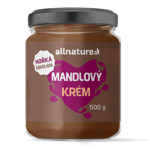 ALLNATURE Mandlový krém s hořkou čokoládou 500 g