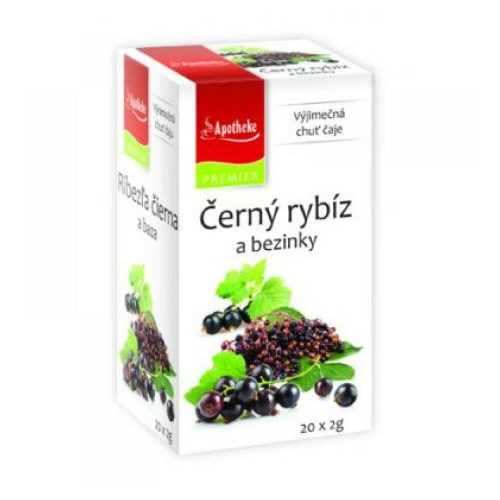 APOTHEKE Černý rybíz a bezinky 20x2 g