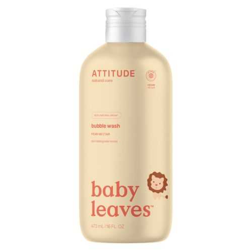 ATTITUDE Baby leaves dětská pěna do koupele s vůní hruškové šťávy 473 ml