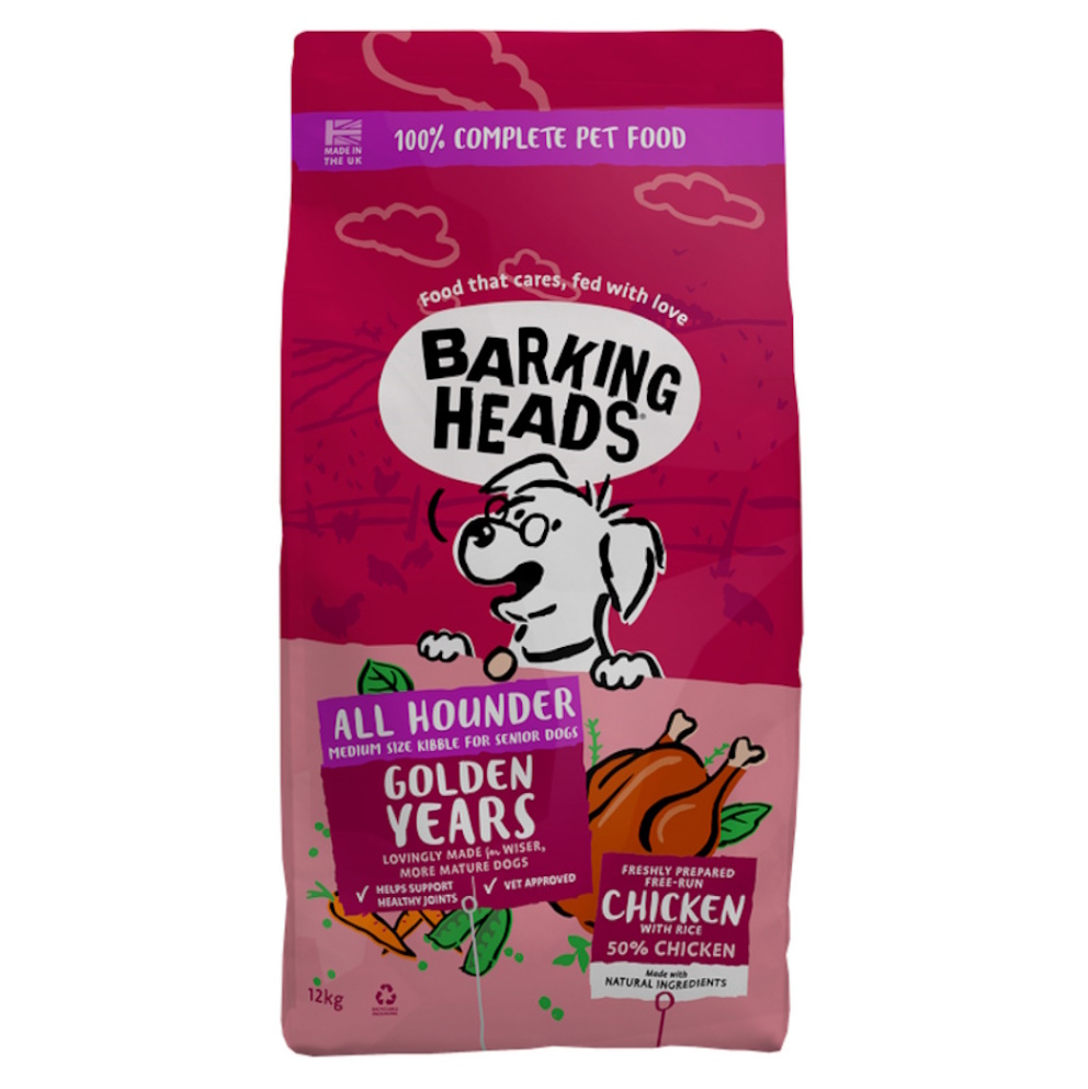 BARKING HEADS All Hounder Golden Years Chicken 1 ks
