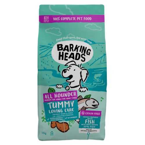 BARKING HEADS All Hounder Tummy Lovin' Care Fish granule pro psy 1 ks