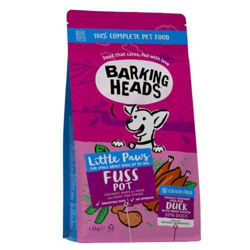 BARKING HEADS Little Paws Fuss Pot Duck granule pro psy 1