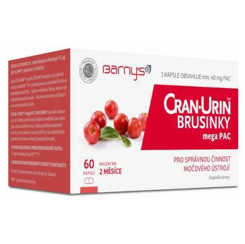 BARNY´S Cran-Urin megaPAC brusinky 60 kapslí