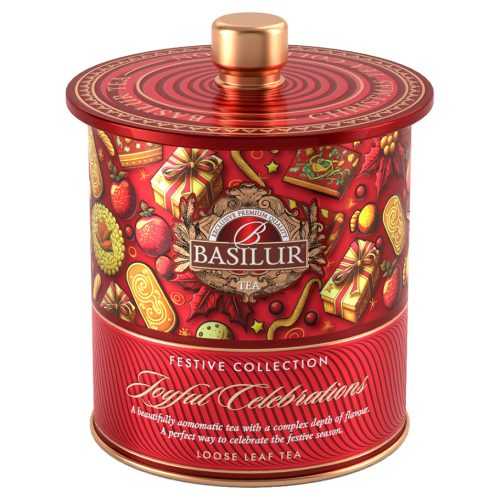 BASILUR Festive tea joyful celebrations černý čaj 75 g