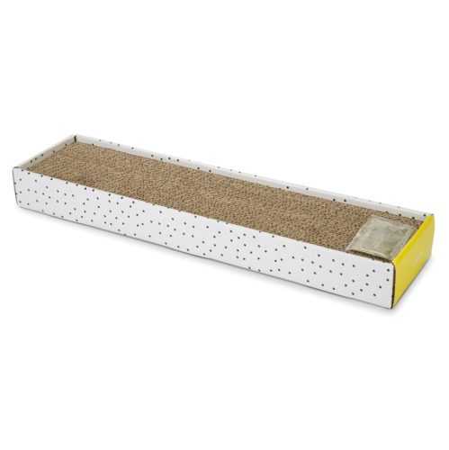 BEEZTEES Škrabadlo pro kočky kartonové Pula 47 x 12