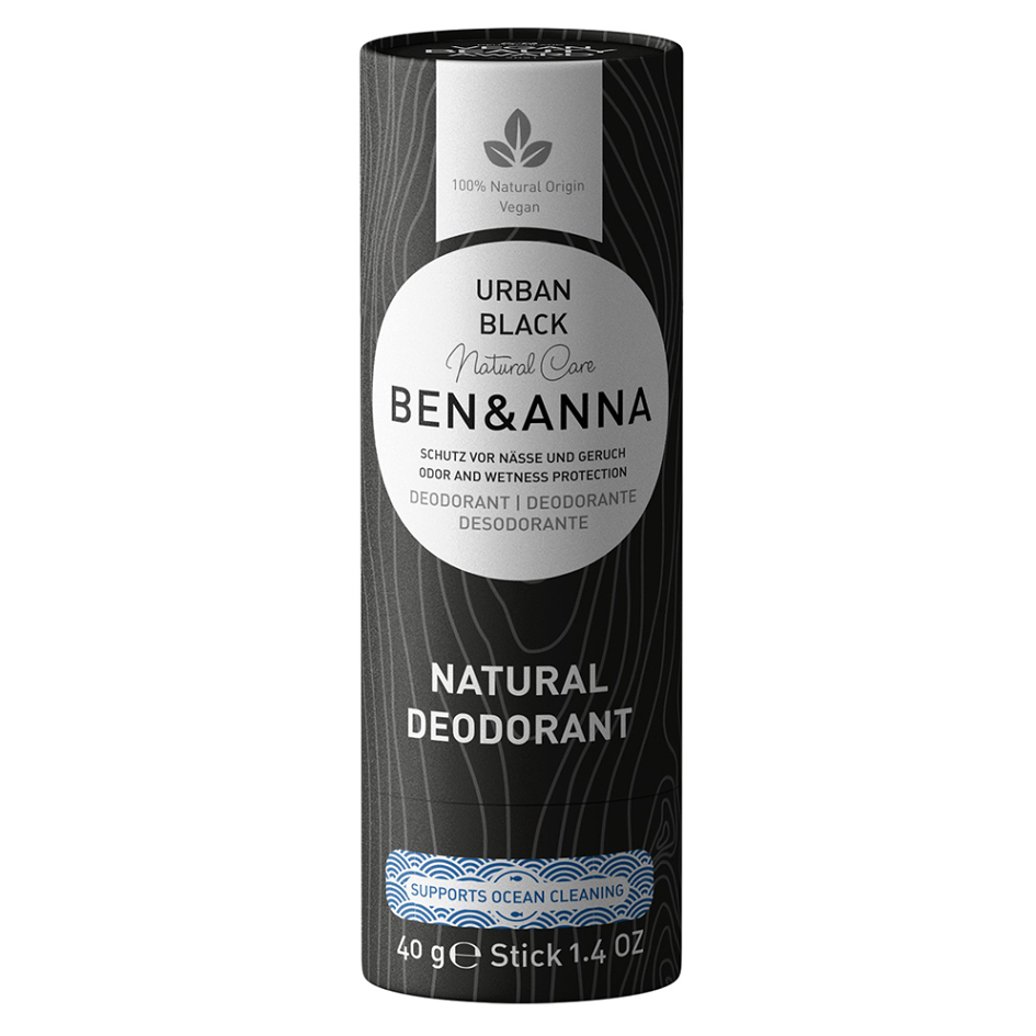 BEN & ANNA Tuhý deodorant BIO Urban Black 40 g