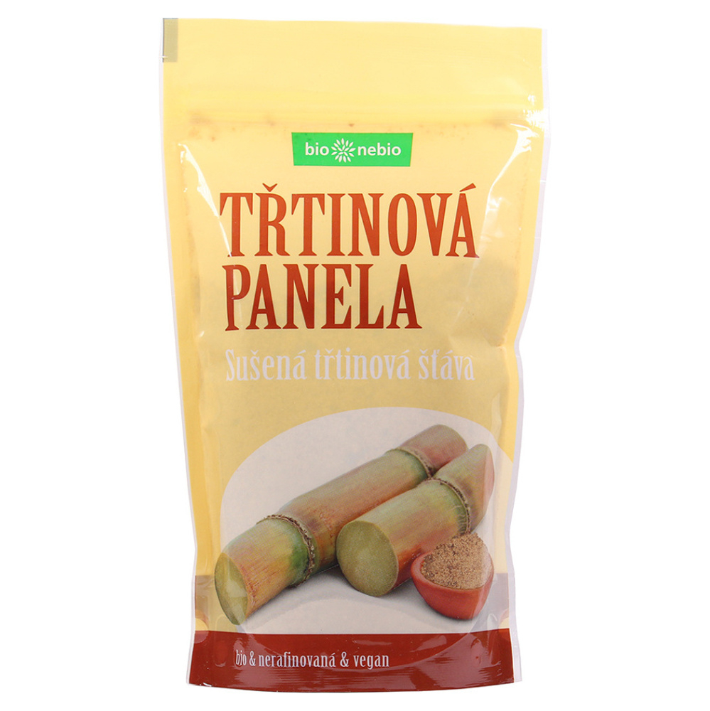 BIO NEBIO Sušená třtinová šťáva Panela BIO 300 g