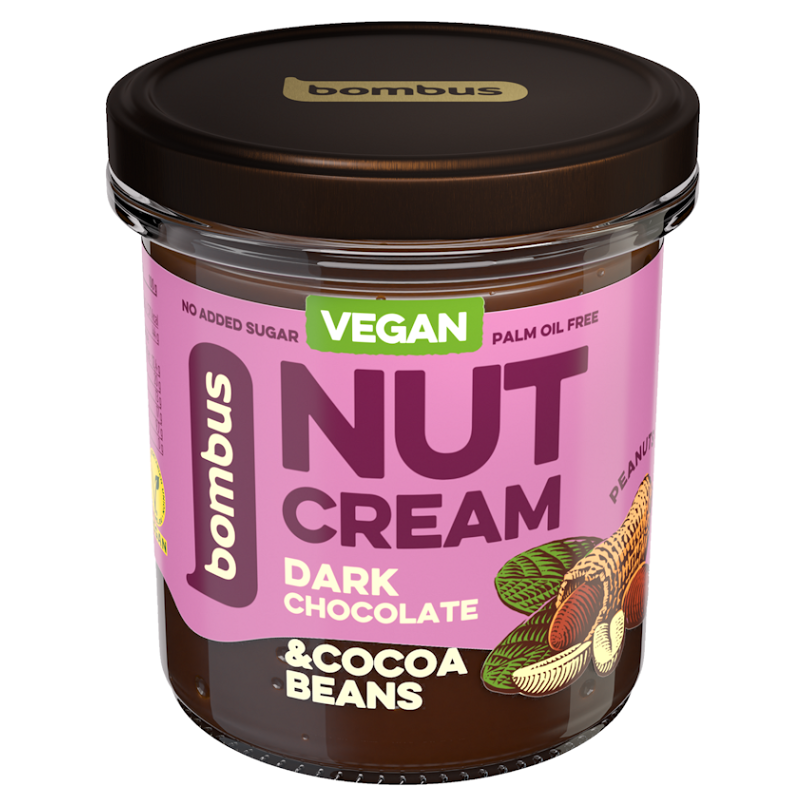 BOMBUS Nut arašídový krém s kakaem 300 g