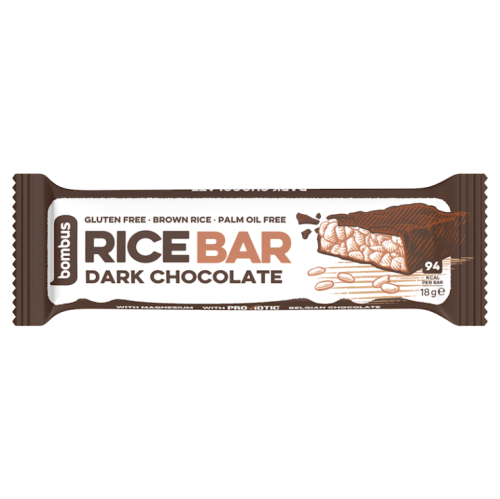 BOMBUS Rice bar hořká čokoláda 18 g