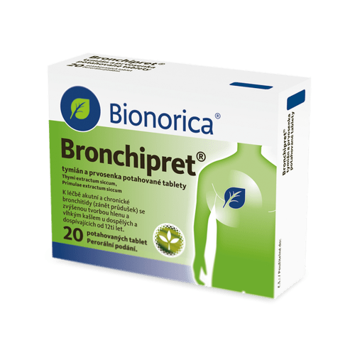 BRONCHIPRET Tablety 20 kusů