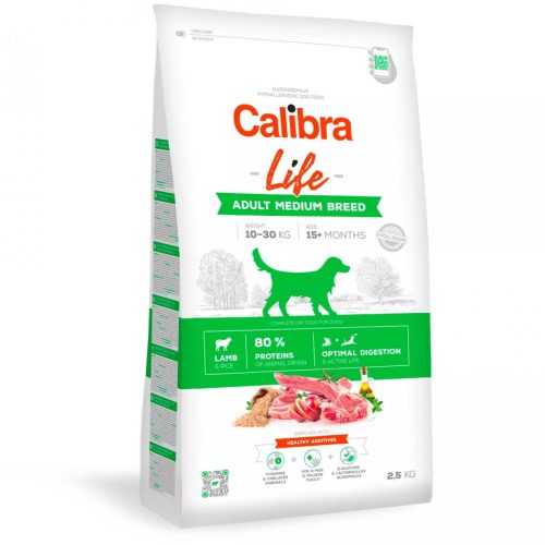 CALIBRA Life Adult Medium Breed Lamb pro psy středních plemen 1 ks