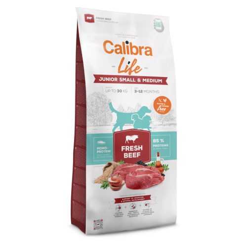 CALIBRA Life Fresh Beef Junior Small & Medium granule pro psy 1 ks
