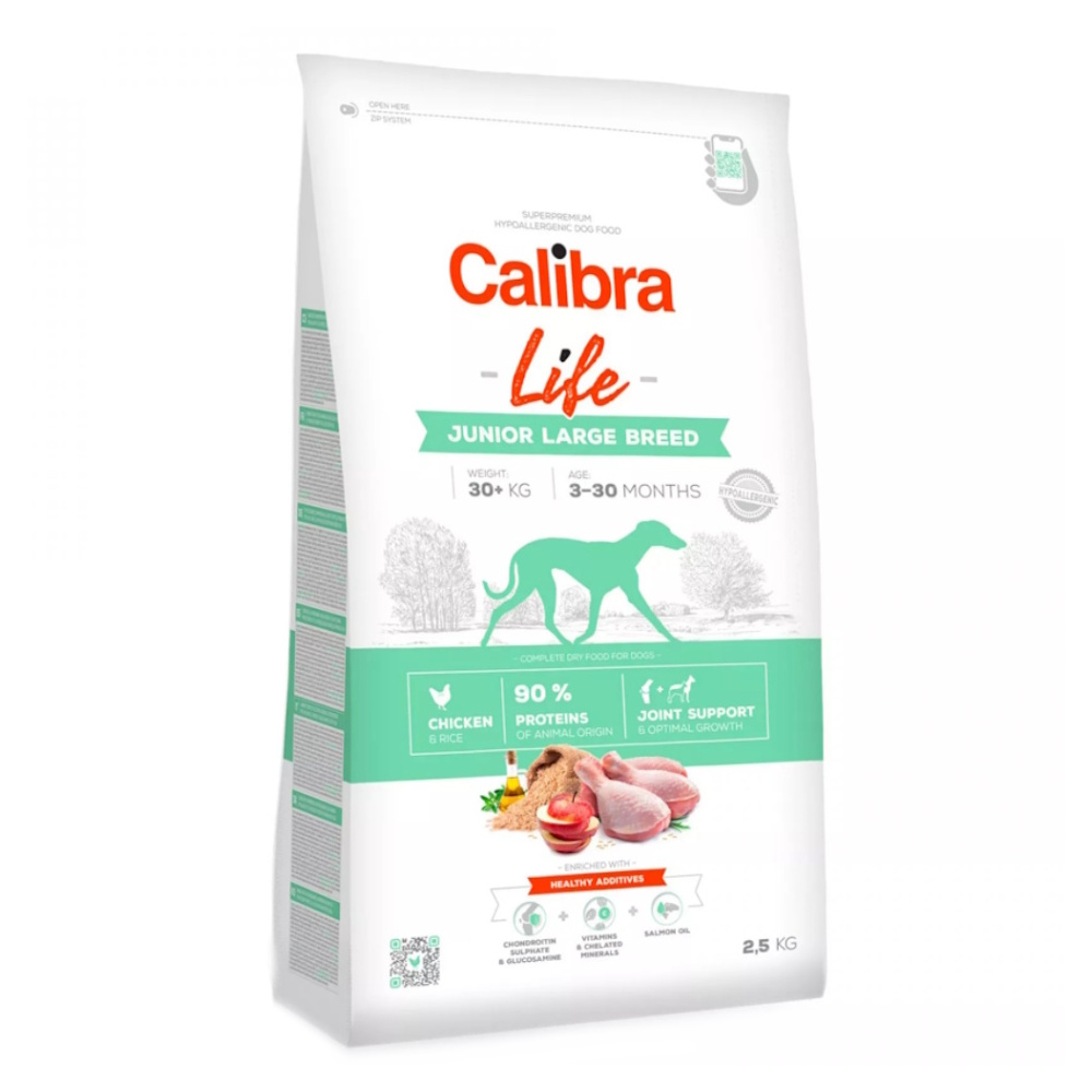 CALIBRA Life Junior Large Breed Chicken granule pro psy 1 ks