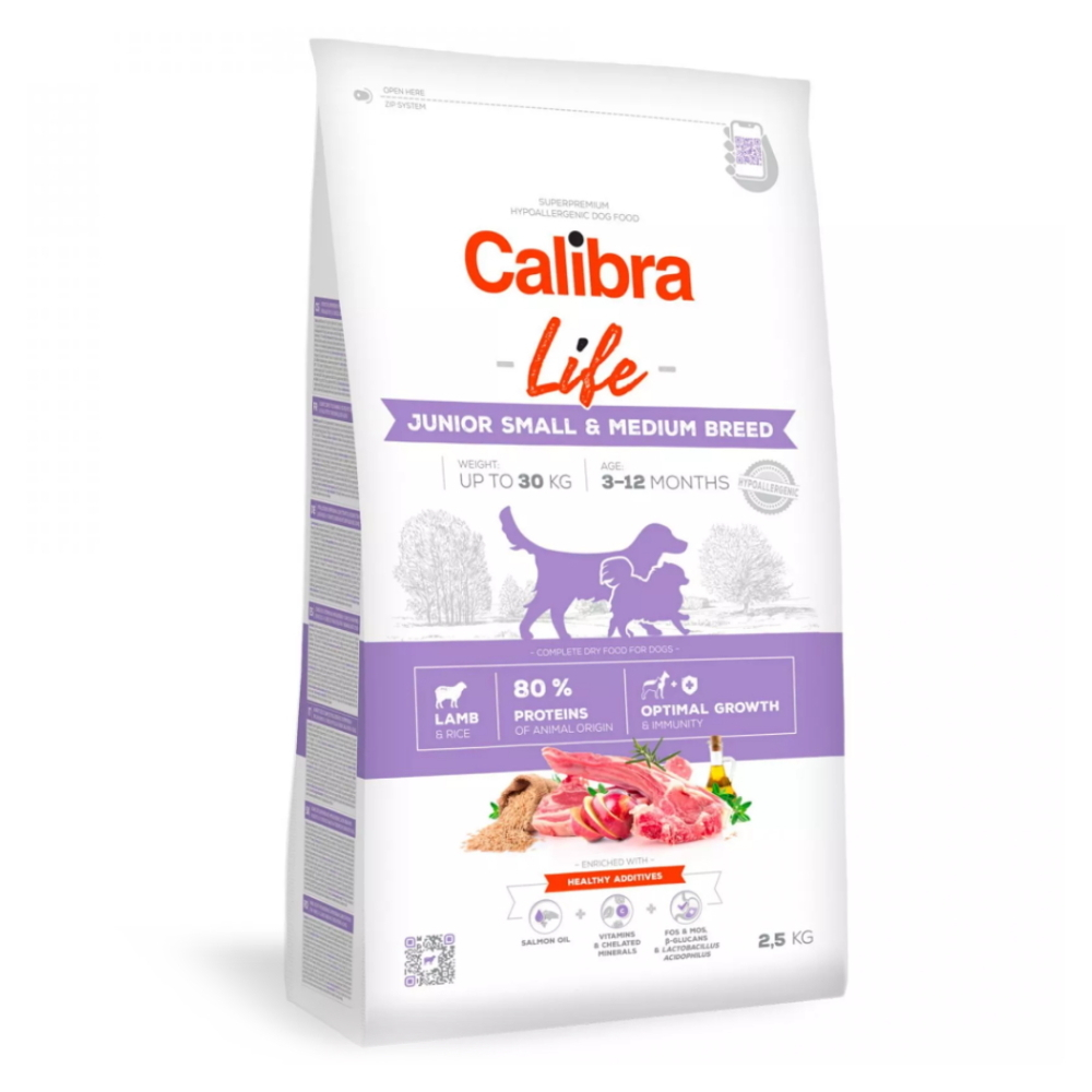 CALIBRA Life Junior Small&Medium Breed Lamb pro mladé psy malých a středních plemen 1 ks