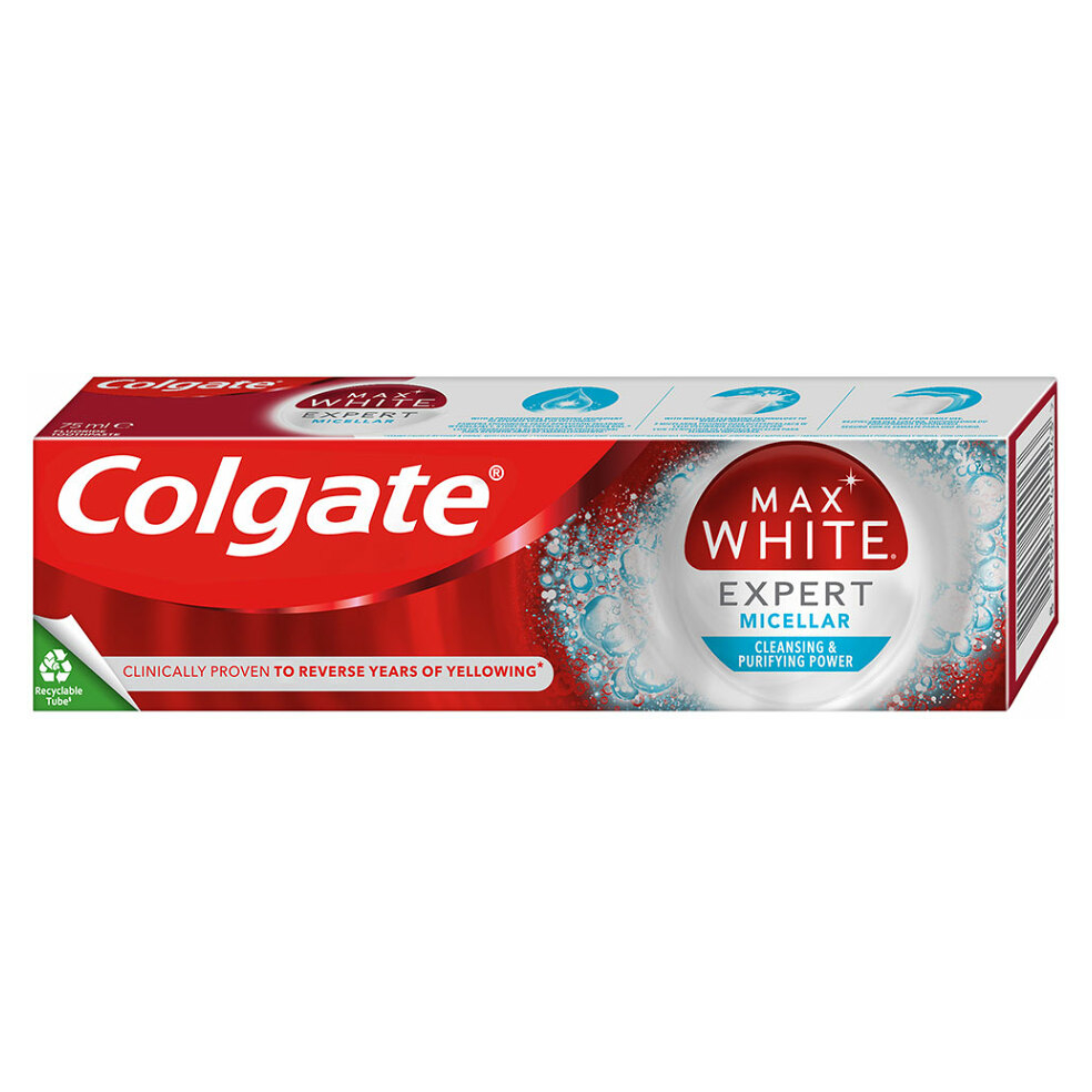 COLGATE Zubní pasta Max White Expert Micellar 75 ml