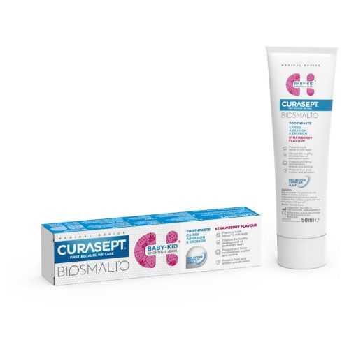 CURASEPT Biosmalto od 6 měsíců-6 let s fluoridem jahoda 50 ml