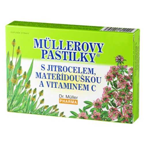 DR. MÜLLER Müllerovy pastilky s jitrocelem