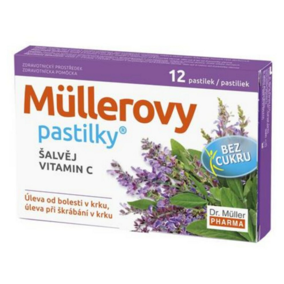 DR. MÜLLER Müllerovy pastilky šalvěj