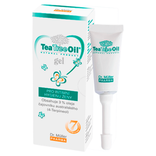 DR. MÜLLER Tea Tree Oil gel pro intimní hygienu ženy 7x7