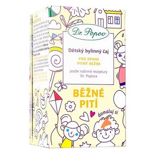 DR. POPOV Dětský bylinný čaj běžné pití 20 x 1.5 g