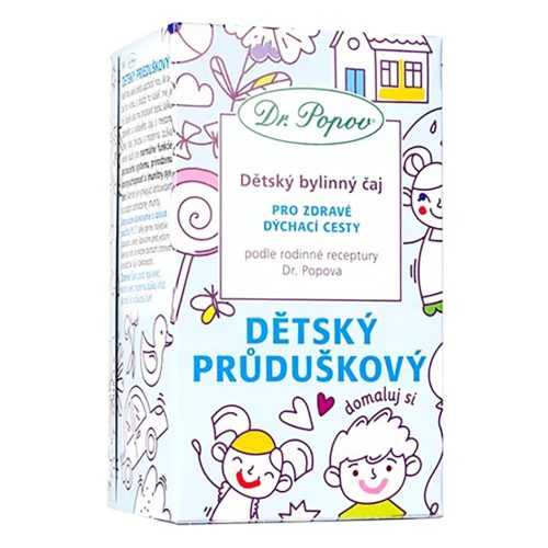DR. POPOV Dětský bylinný.čaj průduškový 20 x 1