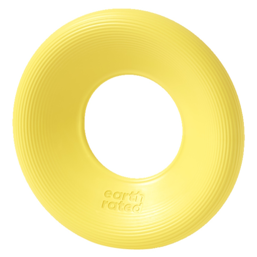 EARTH RATED Hračka pro psy aportovací disk žluttý 1 kus