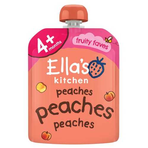 ELLA'S KITCHEN Broskvová svačinka 4m+ BIO 70 g