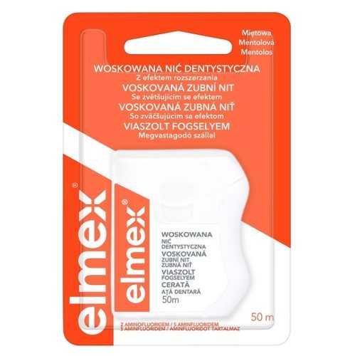 ELMEX Zubní nit s voskem 50 m