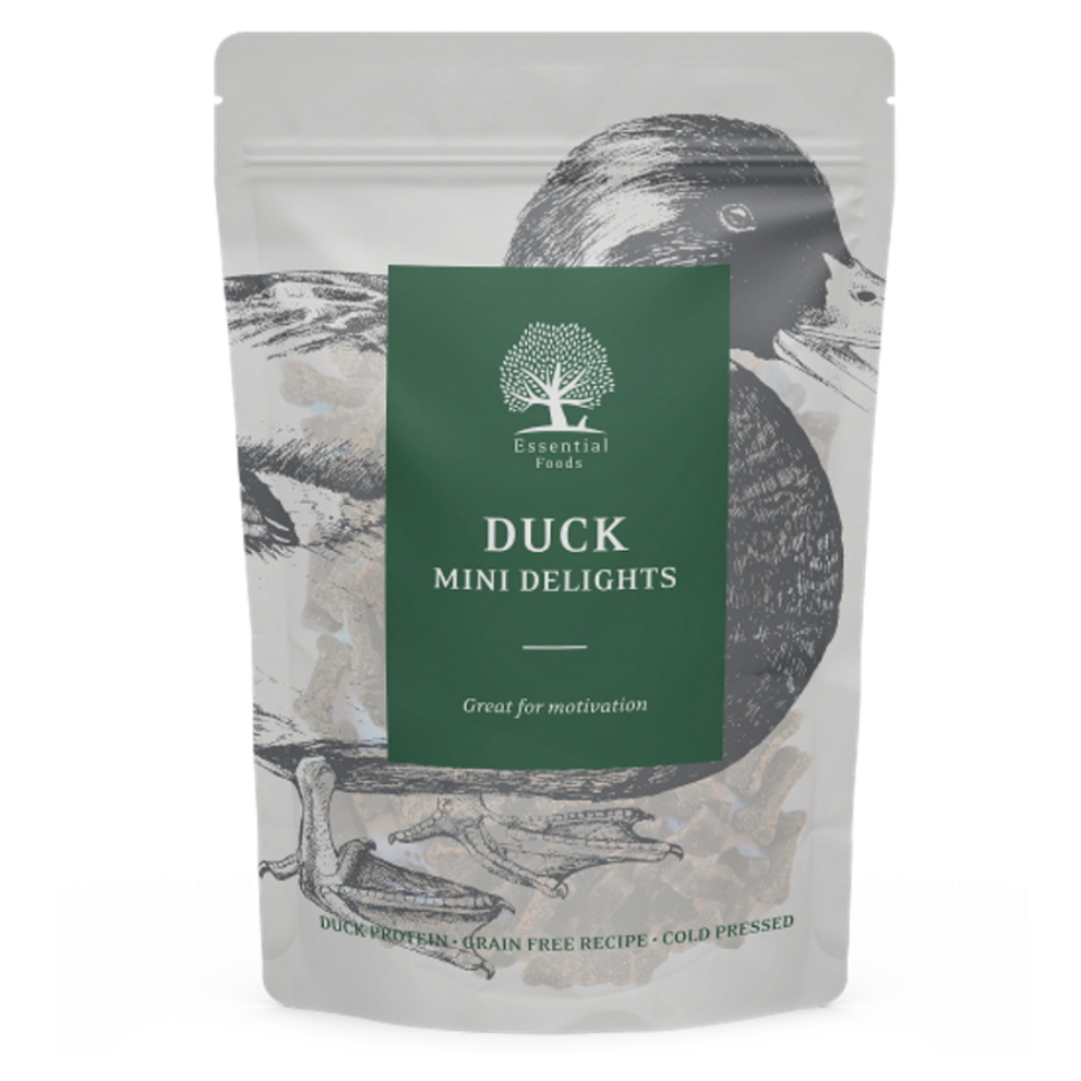 ESSENTIAL Mini Delights duck pamlsek pro psy 100 g