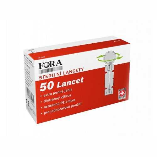 FORA Lancety ke glukometru Diamond 50 ks