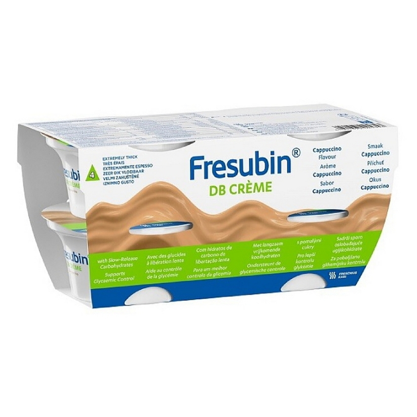 FRESUBIN DB creme příchuť cappuccino 4 x 200 g