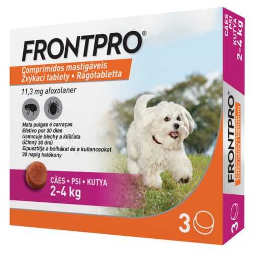 FRONTPRO® antiparazitární žvýkací tablety pro psy (2-4 kg) 11