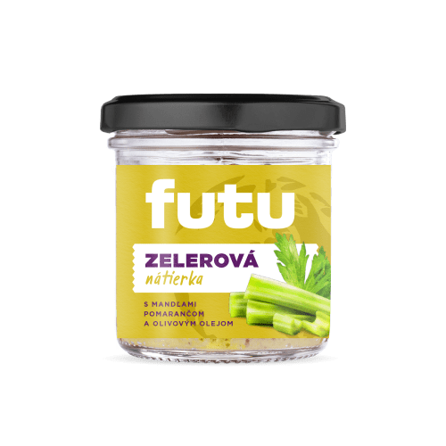 FUTU Celerová pomazánka s mandlemi a pomerančem 140 g