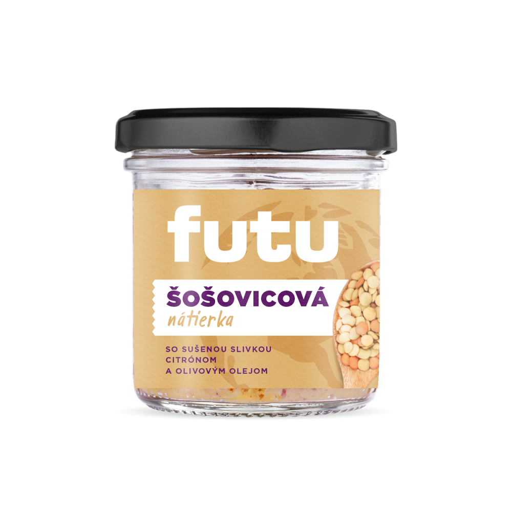 FUTU Čočková pomazánka se sušenými švestkami 140 g