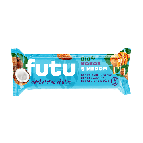 FUTU Kokosová tyčinka s medem BIO 40 g