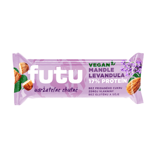 FUTU Levandulová tyčinka s čokoládou a rozinkami 40 g