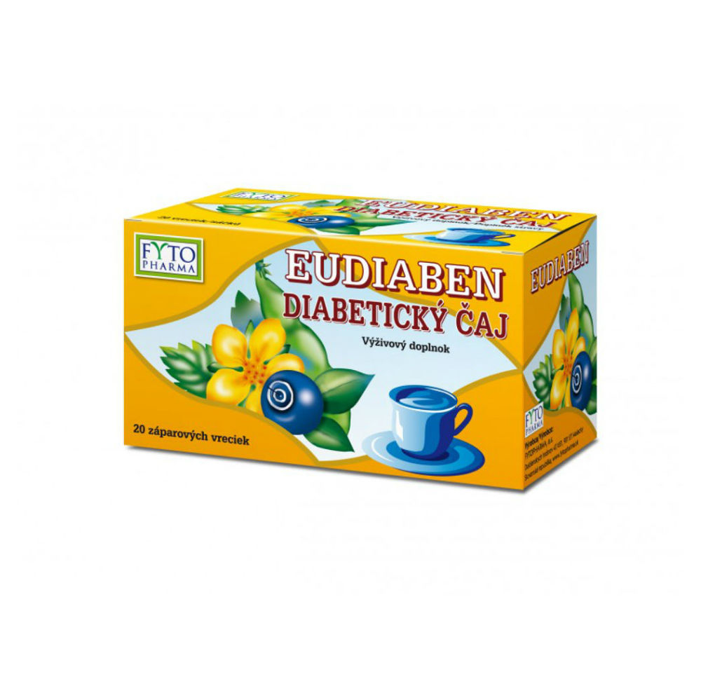 FYTOPHARMA Bylinný čaj pro diabetiky se skořicí 20x 1