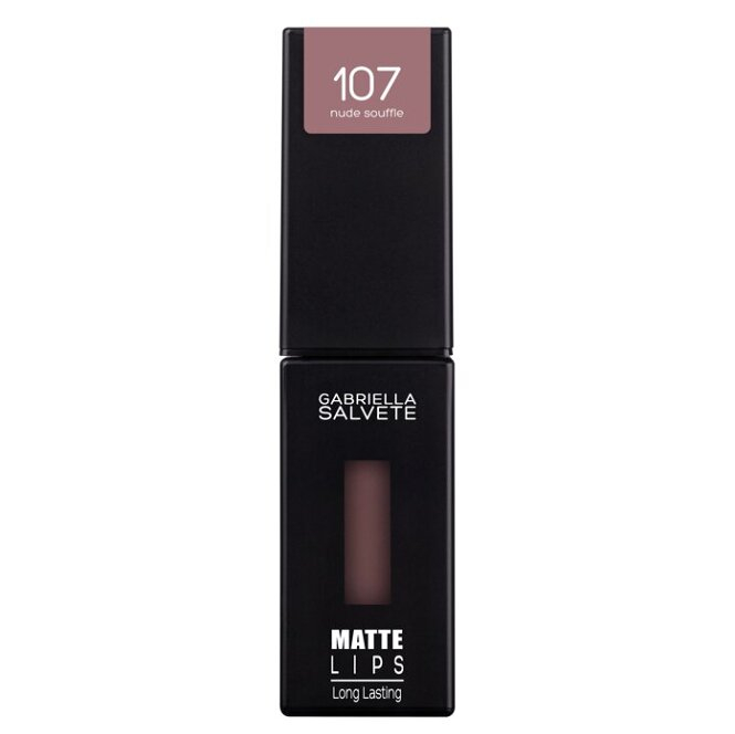 GABRIELLA SALVETE Tekutá rtěnka Matte 107 Nude Souffle 4