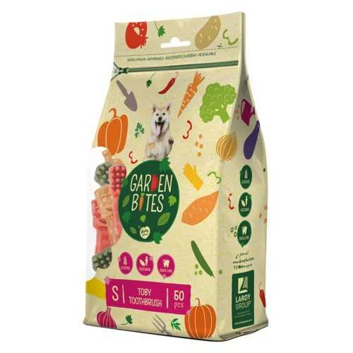 GARDEN BITES Veggie Toby Toothbrush dentální pamlsky pro psy