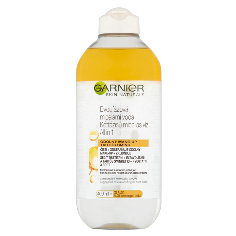 GARNIER Skin Naturals Dvoufázová micelární voda All in 1 400 ml