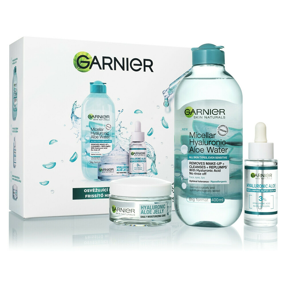 GARNIER Skin Naturals Hyaluronic Aloe Dárková sada hydratační pleťové péče - Hydratační gel 50 ml