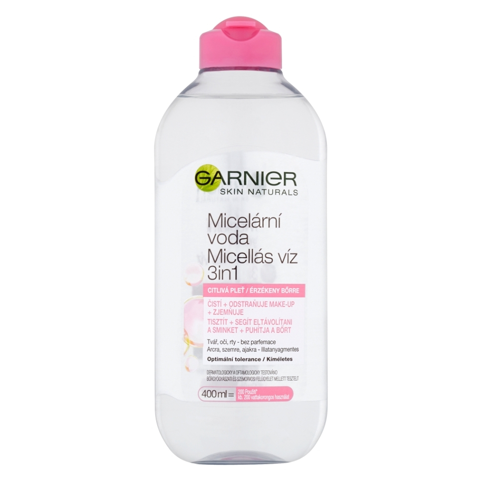 GARNIER Skin Naturals Micelární voda pro citlivou pleť 3v1 400 ml